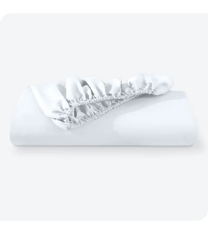 Jersey Bed Fitted Sheet - White
