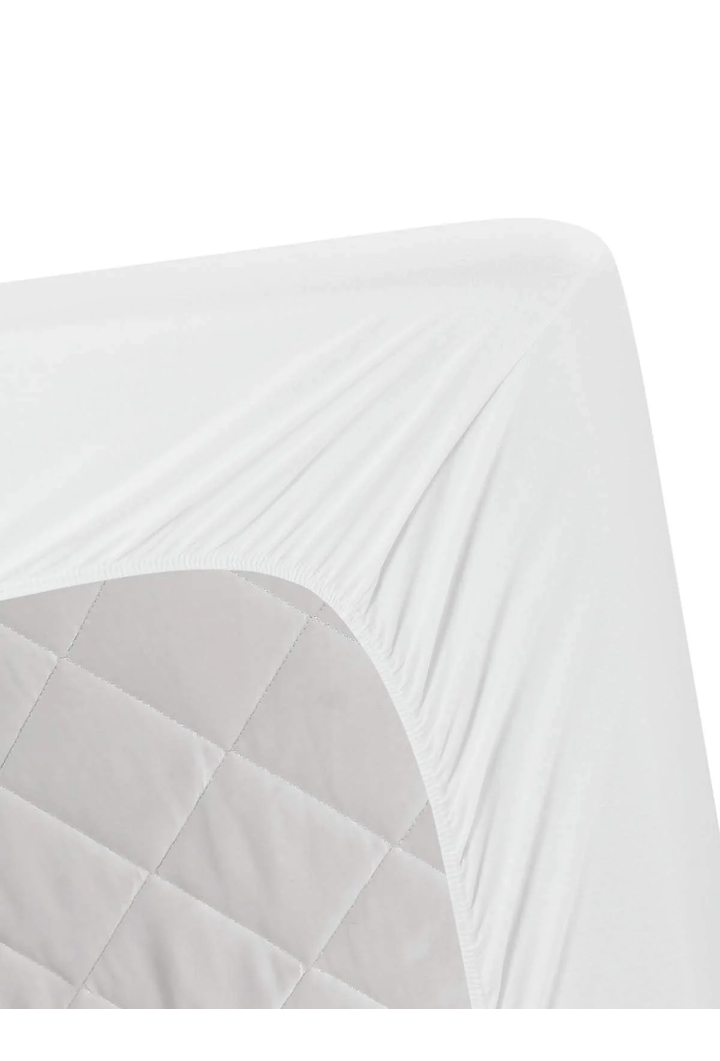 Jersey Bed Fitted Sheet - White