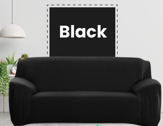 Jersey Sofa Cover - Black