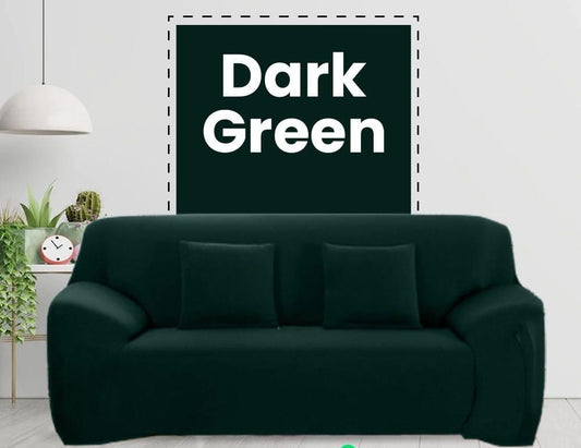 Jersey Sofa Cover - Dark Green