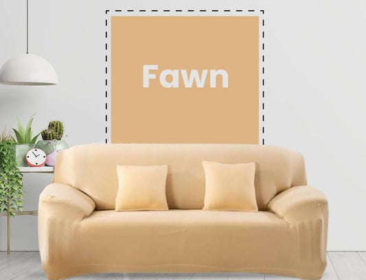 Jersey Sofa Cover - Fawn