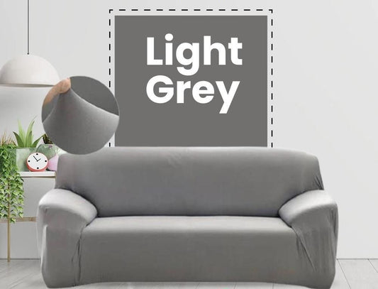 Jersey Sofa Cover - Light Grey