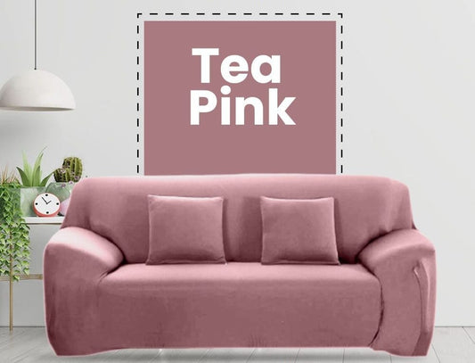 Jersey Sofa Cover - Tea Pink