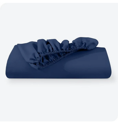 Jersey Bed Fitted Sheet - Blue