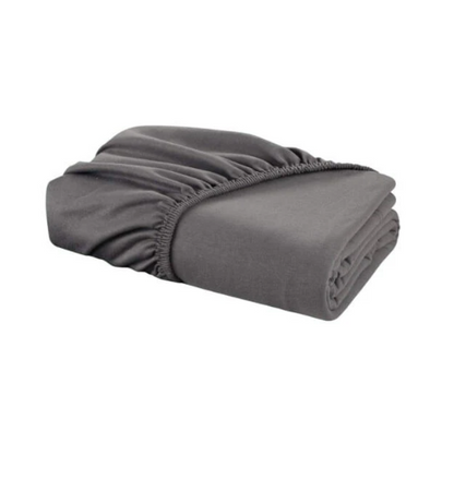 Jersey Bed Fitted Sheet - Grey
