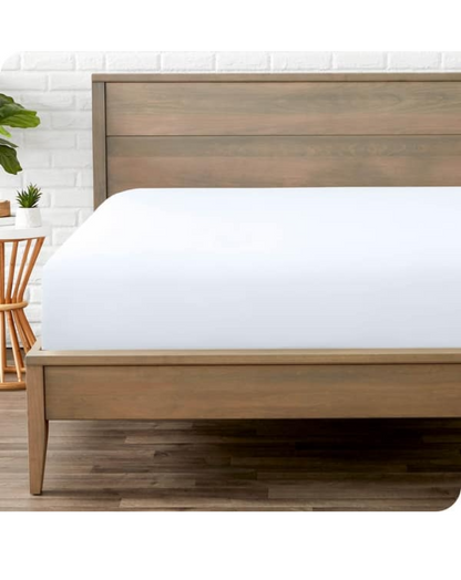 Jersey Bed Fitted Sheet - White